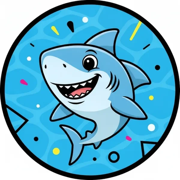 Shark fish portrait