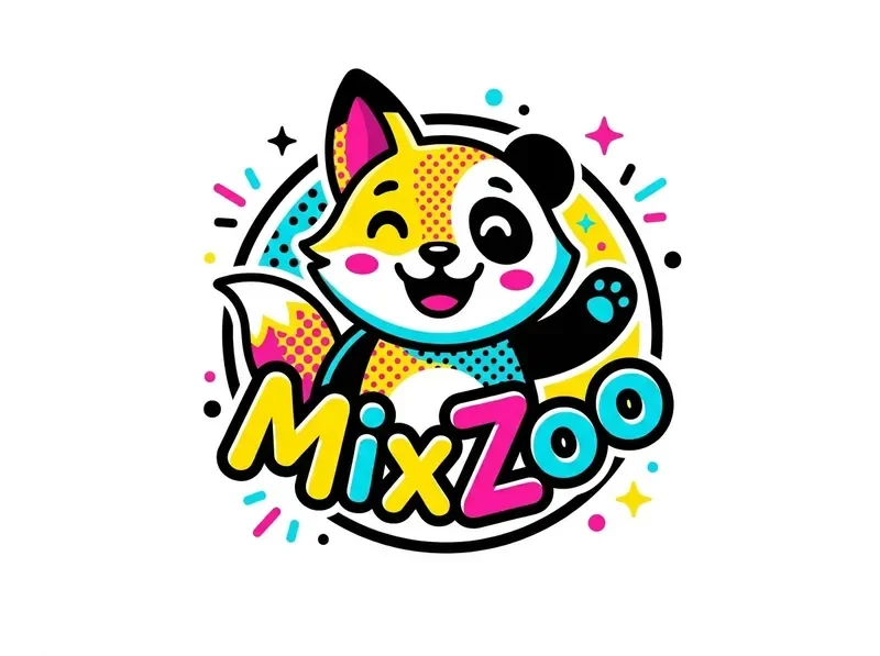 Friendly animal fan avatar icon