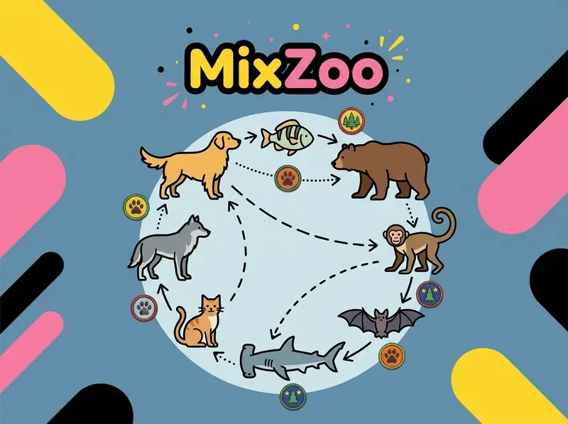 MixZoo animal diversity diagram